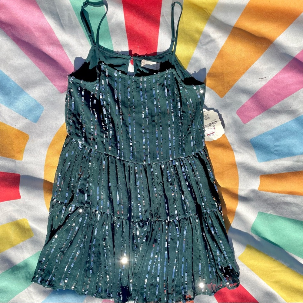 NWT Altar’d State Sequin Babydoll Dress